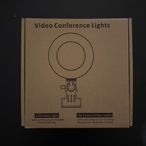 Video conference ring light